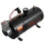 12V luftkompressor med 0,8 gal/3L tank ombord