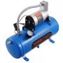 12V Air Compressor with Tank 1.6 Gallon/6 L, Train Horn Air Compressor, 120 psi Working Pressure Onboard Air Compressor System f