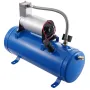 12V Air Compressor with Tank 1.6 Gallon/6 L, Train Horn Air Compressor, 120 psi Working Pressure Onboard Air Compressor System f