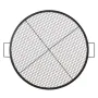 X-Marks bålgrillrist, rund grillrist, kraftig stålbålgrillrist