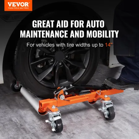 Skraldehjul Dolly 1360 kg Auto Truck Vehicle Moving Lift Jack 2