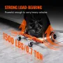 Skraldehjul Dolly 1360 kg Auto Truck Vehicle Moving Lift Jack 2