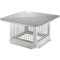 Chimney Cap 304.8 x 304.8mm, 304 Stainless Steel Fireplace Chimney Cover, Not Easily Toppled & Practical Accessories & Easy