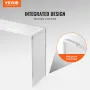 Acrylic Console Table, Clear Acrylic End Table, Transparent Acrylic Side Table 37.95x15x29.13 inch, for Foyer, Living Room, Dini