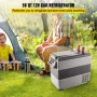 Car Refrigerator 55L Compressor Portable Small Refrigerator Car Refrigerator Freezer Vehicle Car Truck RV Boat Mini Electric Coo