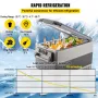 Car Refrigerator 55L Compressor Portable Small Refrigerator Car Refrigerator Freezer Vehicle Car Truck RV Boat Mini Electric Coo