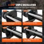 Synthetic Winch Rope, 9.5 mm x 30.48 m 12,020 kg Synthetic Winch Line Cable Rope with Protective Sleeve + Forged Winch Hook + Pu