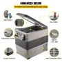 Car Refrigerator 55L Compressor Portable Small Refrigerator Car Refrigerator Freezer Vehicle Car Truck RV Boat Mini Electric Coo