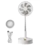 Foldbar oscillerende stående fan 203,2 mm med fjernbetjening