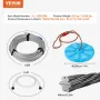 Zipline Kit til børn og voksen, 100 ft lynlåssæt op til 330 lb