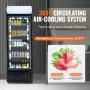 Kommerciel merchandiser køleskabskøler 9,7 cu.ft /275L med 4