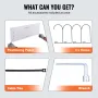 Garage Storage Shelving, 2 Pack, 4 x 2 ft Heavy Duty Garage Shelves Wall Mounted, 502 lbs Load Capacity(Total) Garage Storage Ra