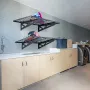 Garage Storage Shelving, 2 Pack, 4 x 2 ft Heavy Duty Garage Shelves Wall Mounted, 502 lbs Load Capacity(Total) Garage Storage Ra
