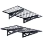 Hylder med garageopbevaring, 2 pakke, 4 x 2 ft tunge
