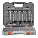 Forstner Bit Set, 16 Pcs Forstner Drill Bits Set, 1/4" to 1-5/8", Carbon Steel, with Universal Round Shank, Forstner Drill Bit
