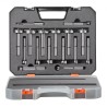 Forstner Bit Set, 16 pcs Forstner Drill Bits Set, 1/4 "til 1-5/8", Carbon Steel, med Universal Round Shank, Forstner Drill Bit