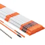 Driveway -markører, 50 pcs 48 tommer, 0,31 tommer diameter