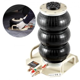 Air Jack, 3 Ton/6600 lbs Triple Bag Air Jack, Air Bag Jack Lift Up to 450 mm, 3-5S Fast Lifting Pneumatic Jack, with Side