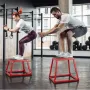 Plyometrisk hoppekasse, 12 tommer Plyo-boks, stålplyometrisk