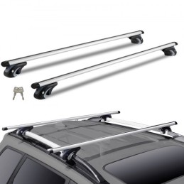 Universal Roof Rack Cross Stars, 54 "Aluminium Tagstativ Crossbar, Fit eksisterende hævet sideskinne med Gap, 200 lbs belastning
