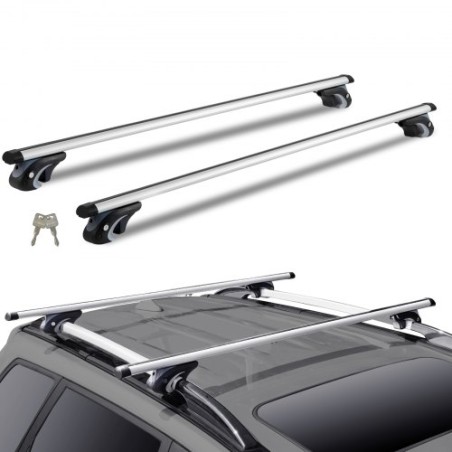 Universal Roof Rack Cross Bars, 54" Aluminum Roof Rack Crossbars, Fit Existing Raised Side Rail with Gap, 200 lbs Load
