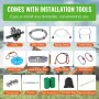 Zipline Kit til børn og voksen, 60 ft Zip Line Kits op til 330