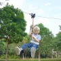 Zipline Kit for Kids and Adult, 60 ft Zip Line Kits Up to 500 lb, Backyard Outdoor Quick Setup Zipline, Playground Entertainment
