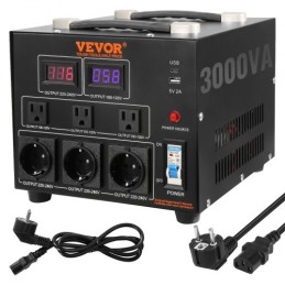 3000VA Spændingskonvertertransformator Trin op /ned 220V-110V /110V-220V CE