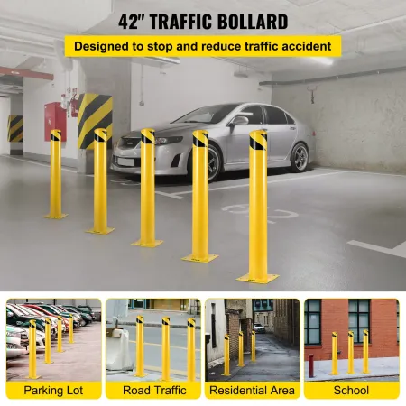 Sikkerhedsstyrke 42 "X4.5" Sikkerhedsbarriere Bollard 4-1/2 "OD