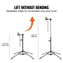 Bike Repair Stand, 36 kg Heavy-duty Steel Bicycle Repair Stand, Adjustable Height Bike Maintenance Workstand with Magnetic Tool 