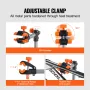 Bike Repair Stand, 36 kg Heavy-duty Steel Bicycle Repair Stand, Adjustable Height Bike Maintenance Workstand with Magnetic Tool 