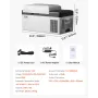 Car Refrigerator 20L Compressor Portable Small Refrigerator Car Refrigerator Freezer Vehicle Car Truck RV Boat Mini Electric Coo