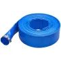 Tilbageskylningsslange, 2" x 50 ft, kraftig PVC flad