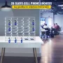 Mobiltelefonopbevaring skab, 20 slots akrylmateriale med