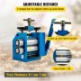 Rolling Mill 4.4"/112mm Jewelry Rolling Mill Machine Gear Ratio 1:2.5 Wire Roller Mill 0.1-7mm Press Thickness Manual