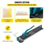 800 mm Tile Cutter Single Rail Manual Tile Cutter 3/5 in Cap w/Precise Laser Positioning Manual Tile Cutter Tools for Precision 