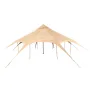 Canvas Tent, 4 Seasons 5 m/16.4 ft Bell Tent, Canvas Tent for Camping with Stove Jack, Breathable Yurt Tent for up to 8 People, 