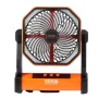Portable Fan Rechargeable 203.2mm, Battery Powered Fan with LED Lantern, 4 Speeds Adjustable Portable Small Table Fan Personal, 