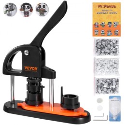 Button Maker Machine, 0.98 inch/25mm Pin Maker, Installation-Free Badge Punch Press Kit, Children DIY Gifts Button Making
