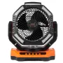Portable Fan Rechargeable 330.2mm, Battery Powered Fan with LED Lantern, 4 Speeds Adjustable & 45°/90°Automatic Swivel & Timer ,