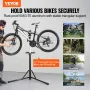 Bike Repair Stand, 30 kg Heavy-duty Aluminum Bicycle Repair Stand, Adjustable Height Bike Maintenance Workstand with Magnetic To