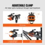 Bike Repair Stand, 30 kg Heavy-duty Aluminum Bicycle Repair Stand, Adjustable Height Bike Maintenance Workstand with Magnetic To