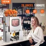 Kommerciel orange juicer -maskine 120W rustfrit stål