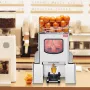 Commercial Orange Juicer Machine, 120W Automatic Juice Extractor, Stainless Steel Orange Squeezer 20 Oranges/Minute, with Pull-O