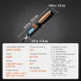 Digital Torque Screwdriver, 0.64 cm Drive Screwdriver Torque Wrench, Electrician Torque Screwdriver with LCD, 0.30-7.98 N·m Torq
