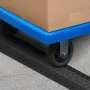 2 PCs Drop Over Cable Cover Ramp 100x13x2 cm, 907 kg/axle Load Capacity, Heavy Duty Cable Hose Protector Ramp, Floor Cord Cover 