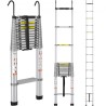 Telescoping Ladder Aluminium Extension Trin 18,5 ft Multi-purpose Bærbar
