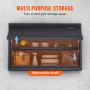 Metal Storage Cabinet, 54.4 kg Load Capacity per Shelf, 50.8 cm Tall Wall-Mounted Powder-Coating Steel Garage Cabinet with Adjus