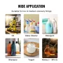 Liquid Filling Machine, 30-15000 g Weighing Capacity, Automatic Bottle Filler Machine Bottling Machine Digital Control for Milk,