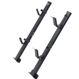 Pipe Stair Handrail, 3FT Staircase Handrail, 440LBS Load Capacity Carbon Steel Pipe Handrail, Industrial Pipe Handrail with